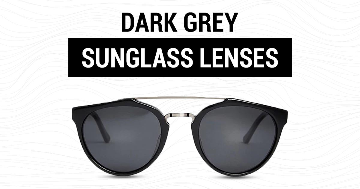 Grey shop tinted sunglasses